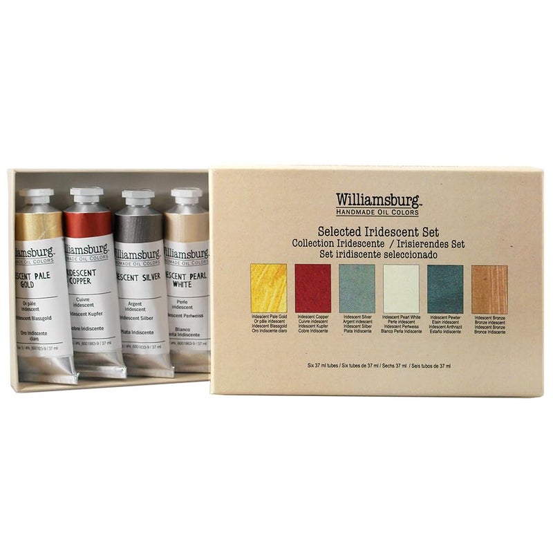 Williamsburg Artist Oil Colors by GOLDEN, Selected Iridescents Set - Image 1